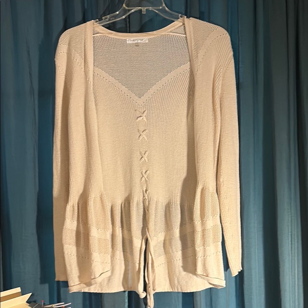 Cream Knit Cardigan